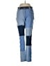 Jeans Color Block Blue Jeans Size M - photo 1