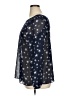 Moa Moa 100% Polyester Stars Silver Long Sleeve Blouse Size XL - photo 5