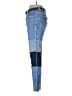 Jeans Color Block Blue Jeans Size M - photo 5