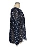 Moa Moa 100% Polyester Stars Silver Long Sleeve Blouse Size XL - photo 4