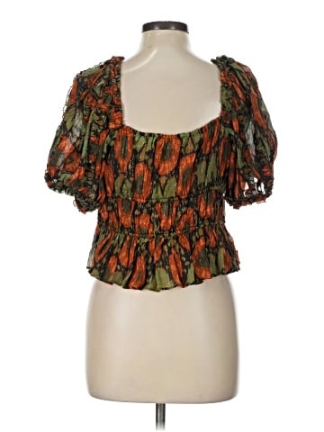 Ulla Johnson Short Sleeve Blouse (view 2)