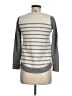 MNG Stripes Gray Pullover Sweater Size M - photo 2