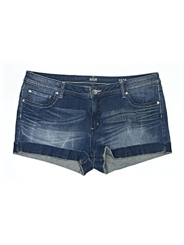 a.n.a. A New Approach Denim Shorts (view 1)