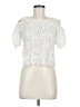Zara Ivory Short Sleeve Blouse Size M - photo 1