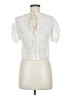 Zara Ivory Short Sleeve Blouse Size M - photo 2