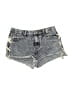 Pol 100% Cotton Blue Denim Shorts Size L - photo 1