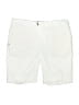 RLX Ralph Lauren 100% Polyester Solid White Khaki Shorts Size 8 - photo 1