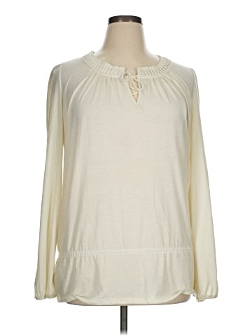 Jones New York Signature Long Sleeve Blouse (view 1)