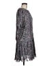 Thakoon 100% Polyester Paisley Gray Casual Dress Size 6 - photo 4