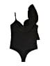 Express Solid Black One Piece Swimsuit Size S - photo 2