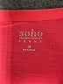 Soho 100% Rayon Red Long Sleeve Blouse Size M - photo 7