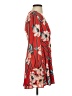 Express 100% Polyester Print Red Casual Dress Size XS - photo 4