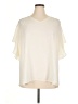 Accent Ivory Short Sleeve Blouse Size XL - photo 1