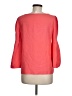 J.Crew Collection 100% Silk Pink 3/4 Sleeve Top Size 6 - photo 2