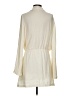 Free People 100% Polyester Ivory Trenchcoat Size S - photo 2