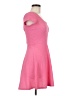 Charlotte Russe 100% Polyester Solid Pink Casual Dress Size M - photo 4