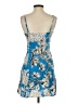 Zara Tropical Blue Cocktail Dress Size S - photo 2