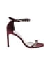 Stuart Weitzman Burgundy Sandals Size 7 - photo 1