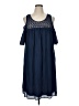 New Directions Blue Sleeveless Top Size 1X - photo 1