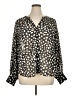 Chico's Polka Dots Black Long Sleeve Blouse Size XL (3.5) - photo 1