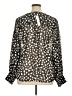 Chico's Polka Dots Black Long Sleeve Blouse Size XL (3.5) - photo 2