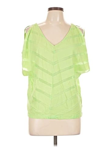 Glo Jeans Short Sleeve Blouse (view 1)