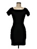 Aqua Solid Black Cocktail Dress Size M - photo 1