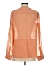 BCBGMAXAZRIA 100% Silk Orange Long Sleeve Silk Top Size XS - photo 2