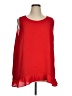 Signature 100% Polyester Red Sleeveless Blouse Size 1X - photo 1
