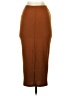 Shein Solid Brown Casual Skirt Size S - photo 2