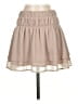 Tularosa 100% Polyester Solid Tan Casual Skirt Size S - photo 1