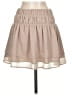 Tularosa 100% Polyester Solid Tan Casual Skirt Size S - photo 2