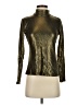 Express Metallic Gold Long Sleeve Top Size XS - photo 1