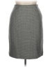 Jennifer Moore 100% Wool Houndstooth Gray Wool Skirt Size 14 - photo 1