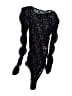 Zara 100% Polyamide Black Bodysuit Size S - photo 1