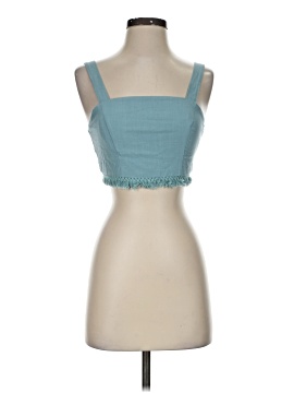 Blue Blush Sleeveless Top