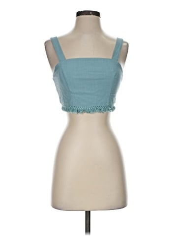 Blue Blush Sleeveless Top (view 1)