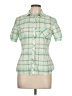 Eddie Bauer Green Short Sleeve Blouse Size L - photo 1