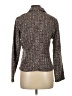 Connected Apparel 100% Acetate Tweed Gray Blazer Size 8 - photo 2