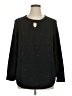 Ruby Rd. 100% Polyester Black Long Sleeve Blouse Size XL - photo 1