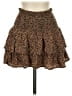 Adika Animal Print Brown Casual Skirt Size S - photo 1