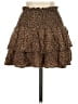 Adika Animal Print Brown Casual Skirt Size S - photo 2
