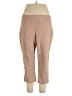 JM Collection Solid Tan Active Pants Size XL - photo 1