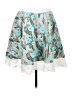 Ella Paisley Teal Casual Skirt Size S - photo 2