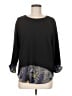 AGB Black 3/4 Sleeve Top Size M - photo 1