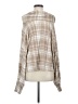 Millibon Plaid Tan Poncho Size S - photo 1