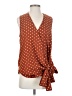 MELLODAY Brown Sleeveless Blouse Size S - photo 1