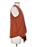 MELLODAY Brown Sleeveless Blouse Size S - photo 4