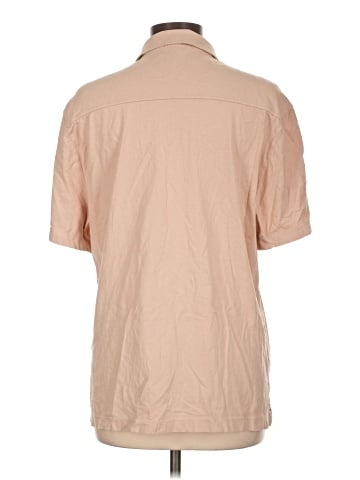 James Perse Short Sleeve Button-Down Shirt (view 2)