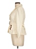Nanette Lepore Solid Ivory Blazer Size L - photo 5
